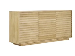 Aparador de madera maciza de mangos 3 puertas L160 cm MATCHA