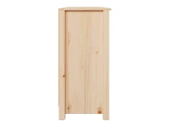 Aparador de madera maciza de pino 110x35x74 cm