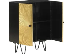 Aparador de madera maciza de mango 55x30x75 cm ES98175