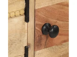 Aparador de madera maciza de acacia 115x35x75 cm ES16705