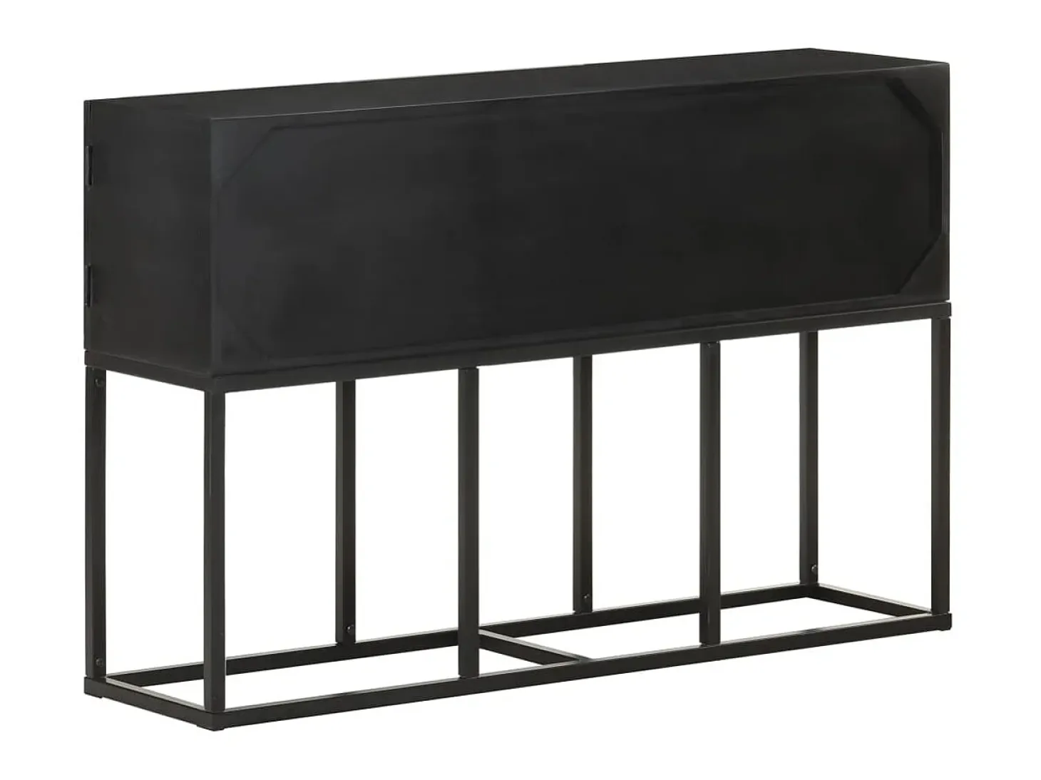 Aparador de madera maciza de mango 115x30x76 cm ES39425