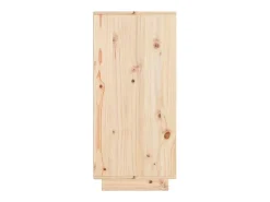 Aparador de madera maciza de pino 60x34x75 cm