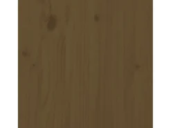 Aparador de madera maciza de pino marrón miel 110,35x35x80 cm