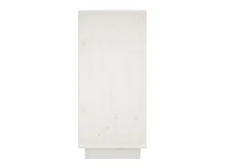 Aparador de madera maciza de pino blanco 31,5x34x75 cm