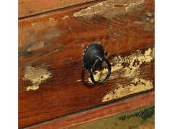 Aparador de madera reciclada maciza 120x35x76 cm
