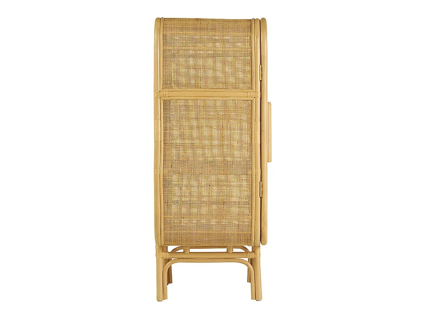 Aparador de ratán de 2 puertas L80 cm LUWAK
