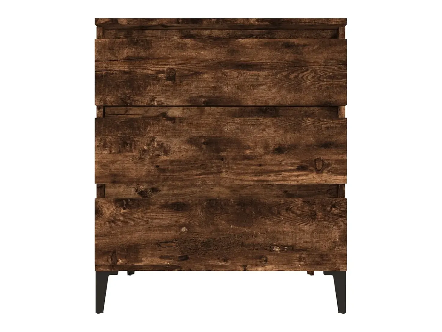 Aparador de roble ahumado 60x35x70 cm Madera de ingeniería