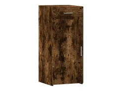 Aparador de roble ahumado 40x42,5x93 cm madera de ingeniería