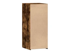 Aparador de roble ahumado 40x42,5x93 cm madera de ingeniería