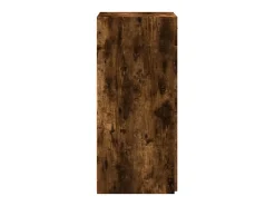 Aparador de roble ahumado 50x42,5x93 cm madera de ingeniería