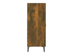 Aparador de roble ahumado 69,5x34x90 cm madera de ingeniería