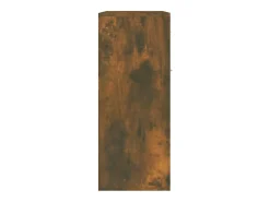 Aparador de roble ahumado 60x30x75 cm Madera de ingeniería
