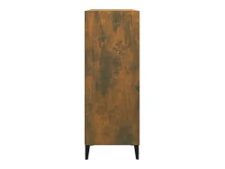 Aparador de roble ahumado 69,5x32,5x90 cm Madera de ingeniería