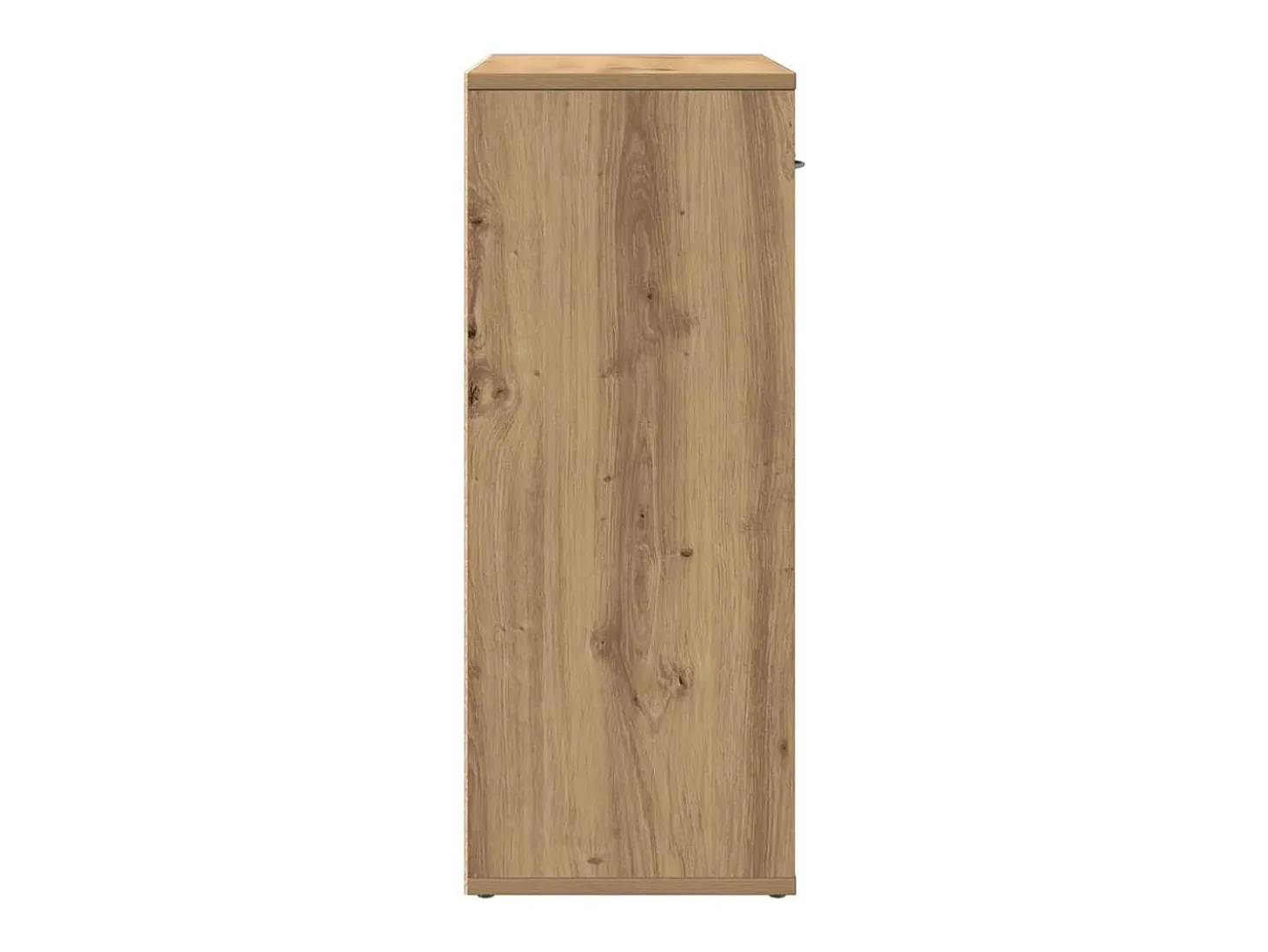 Aparador de roble artesanal 60x30x75 cm madera de ingeniería