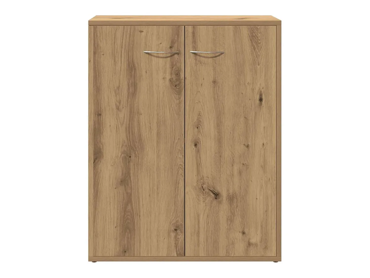 Aparador de roble artesanal 60x30x75 cm madera de ingeniería