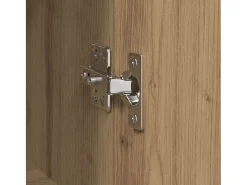 Aparador de roble artesanal 60 x 35 x 70 cm Madera de ingeniería