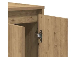 Aparador de roble Madera de ingeniería hecha a mano 120 x 41 x 75 cm