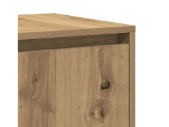 Aparador de roble Madera de ingeniería hecha a mano 120 x 41 x 75 cm
