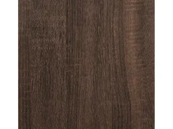 Aparador de roble marrón 35,5x35x76 cm madera contrachapada y metal