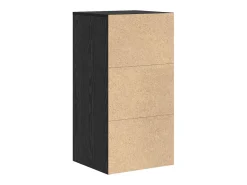 Aparador de roble negro 38 x 34,5 x 75 cm Madera de ingeniería