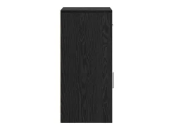 Aparador de roble negro 38 x 34,5 x 75 cm Madera de ingeniería