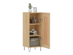 Aparador de roble Sonoma 34,5 x 34 x 90 cm Madera de ingeniería