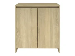 Aparador de roble Sonoma 70x41x75 cm Madera de ingeniería
