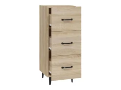 Aparador de roble Sonoma 34,5 x 34 x 90 cm Madera de ingeniería