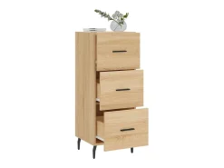 Aparador de roble Sonoma 34,5 x 34 x 90 cm Madera de ingeniería