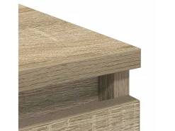 Aparador de roble Sonoma 80x35x99 cm madera de ingeniería