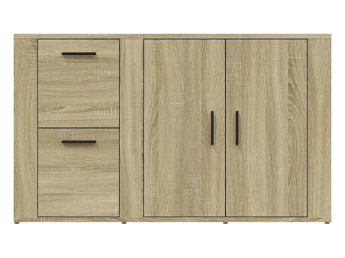 Aparador de roble Sonoma 100x33x59,5 cm Madera de ingeniería