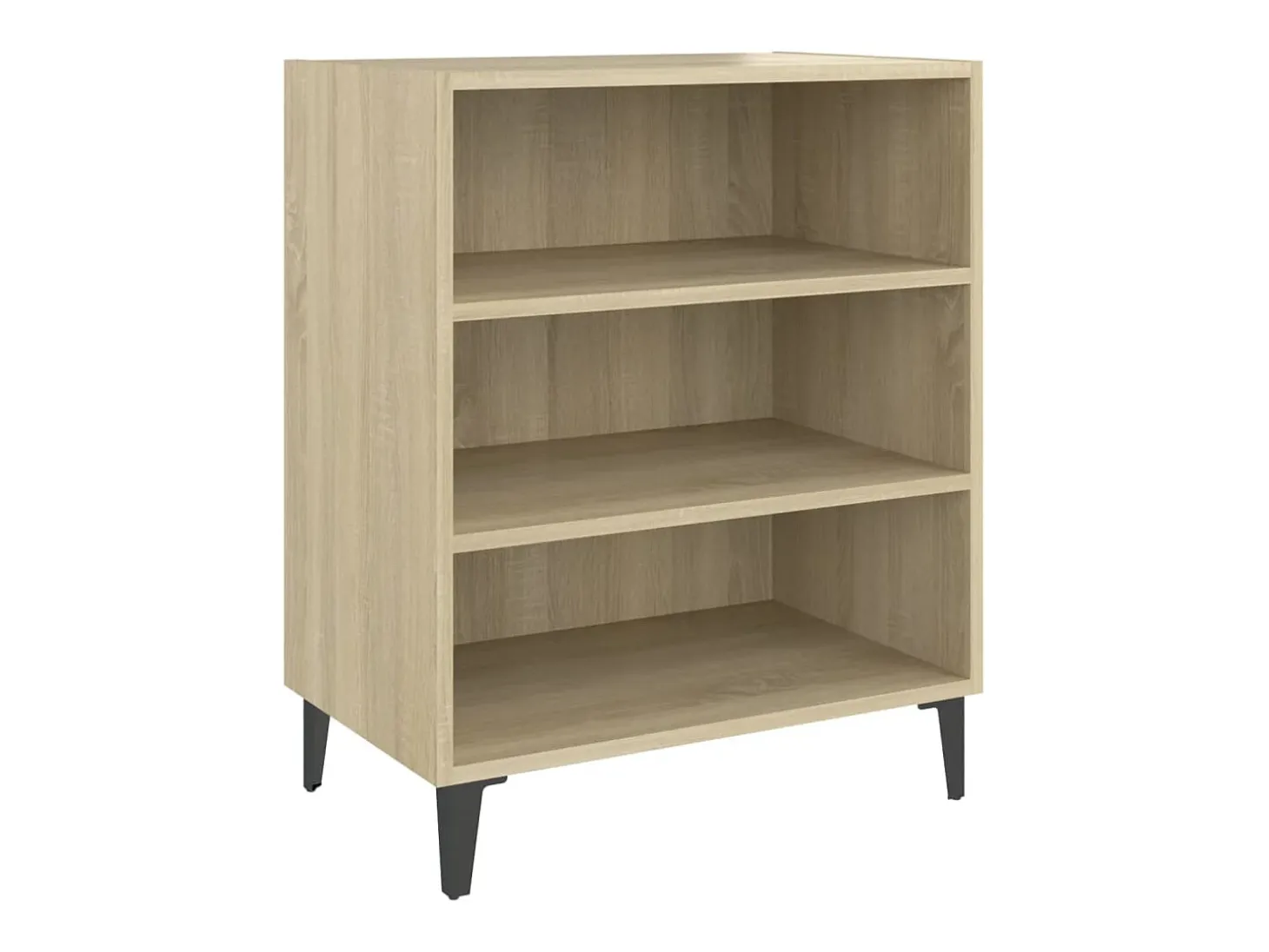 Aparador de roble Sonoma 57x35x70 cm madera de ingeniería