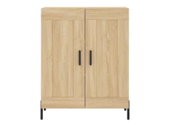 Aparador de roble Sonoma 69,5x34x90 cm madera de ingeniería