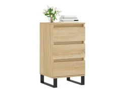 Aparador de roble Sonoma 40x35x70 cm madera de ingeniería