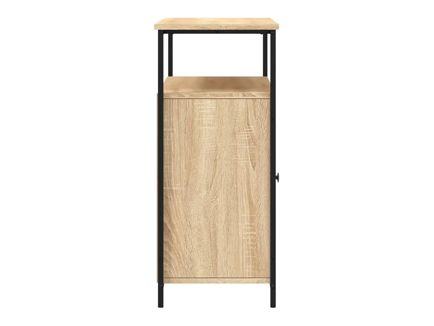Aparador de roble Sonoma 100x35x80 cm madera de ingeniería