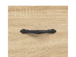 Aparador de roble Sonoma 69,5x34x90 cm madera de ingeniería