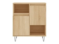 Aparador de roble Sonoma 60x35x70 cm Madera de ingeniería