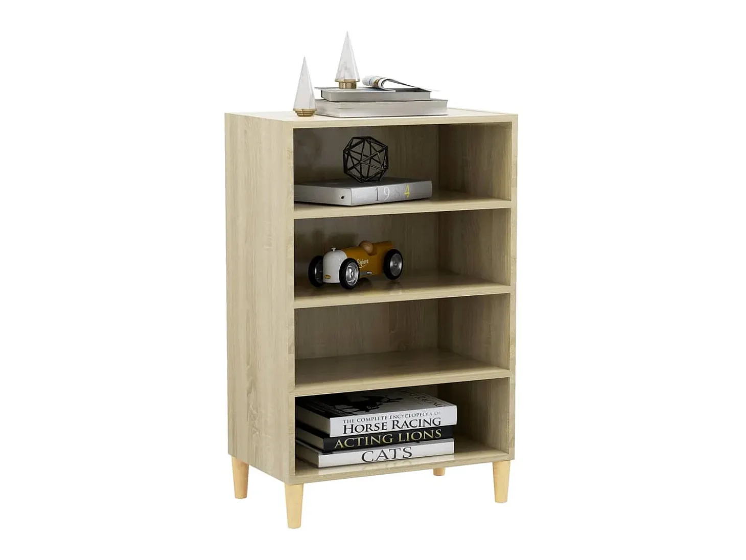 Aparador de roble Sonoma 57x35x90 cm Madera de ingeniería