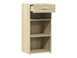Aparador de roble Sonoma 45x42,5x93 cm madera de ingeniería