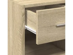 Aparador de roble Sonoma 45x42,5x93 cm madera de ingeniería