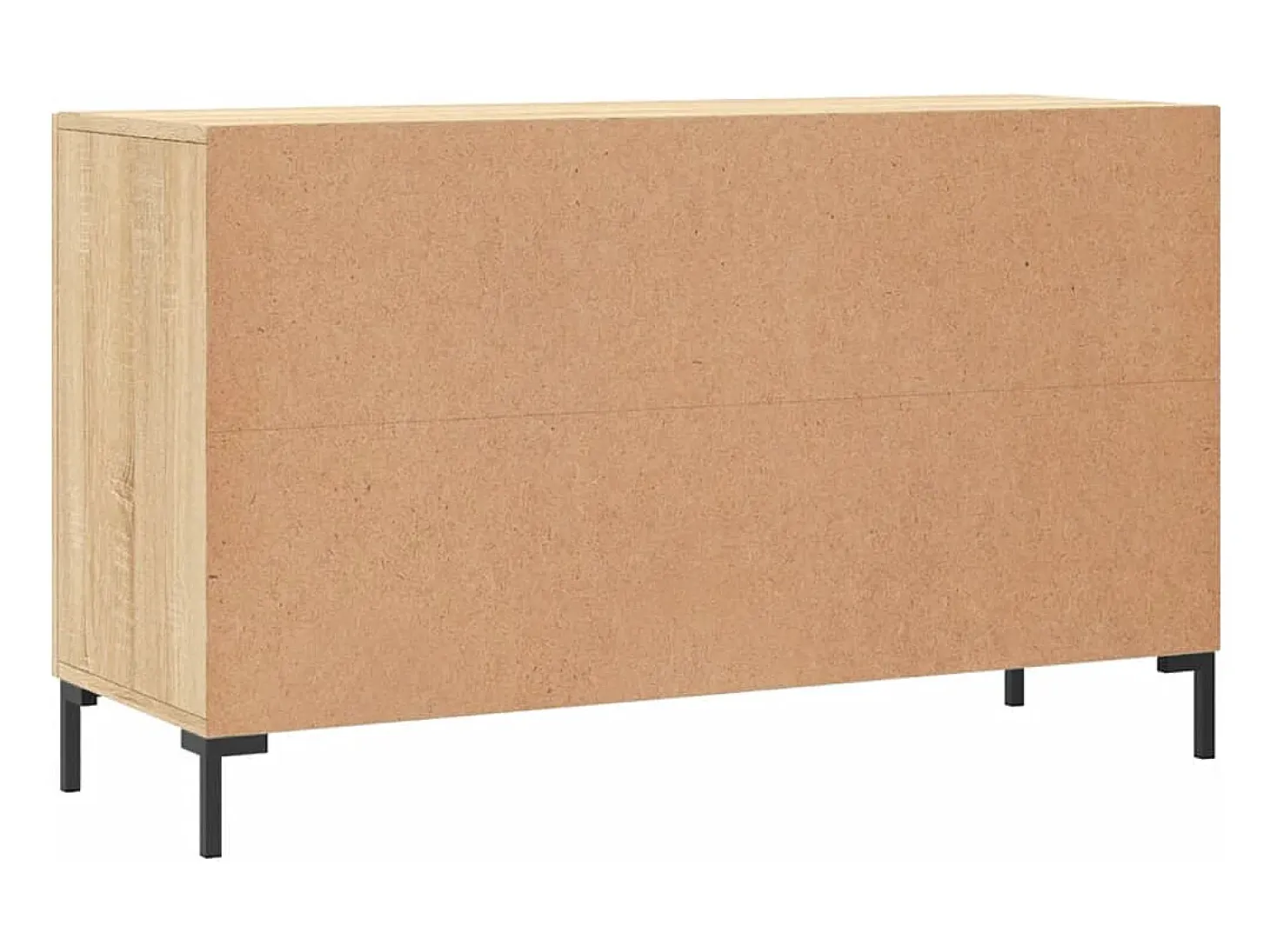 Aparador de roble Sonoma 100x36x60 cm madera de ingeniería