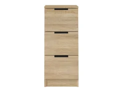 Aparador de roble Sonoma 30x30x70 cm Madera de ingeniería