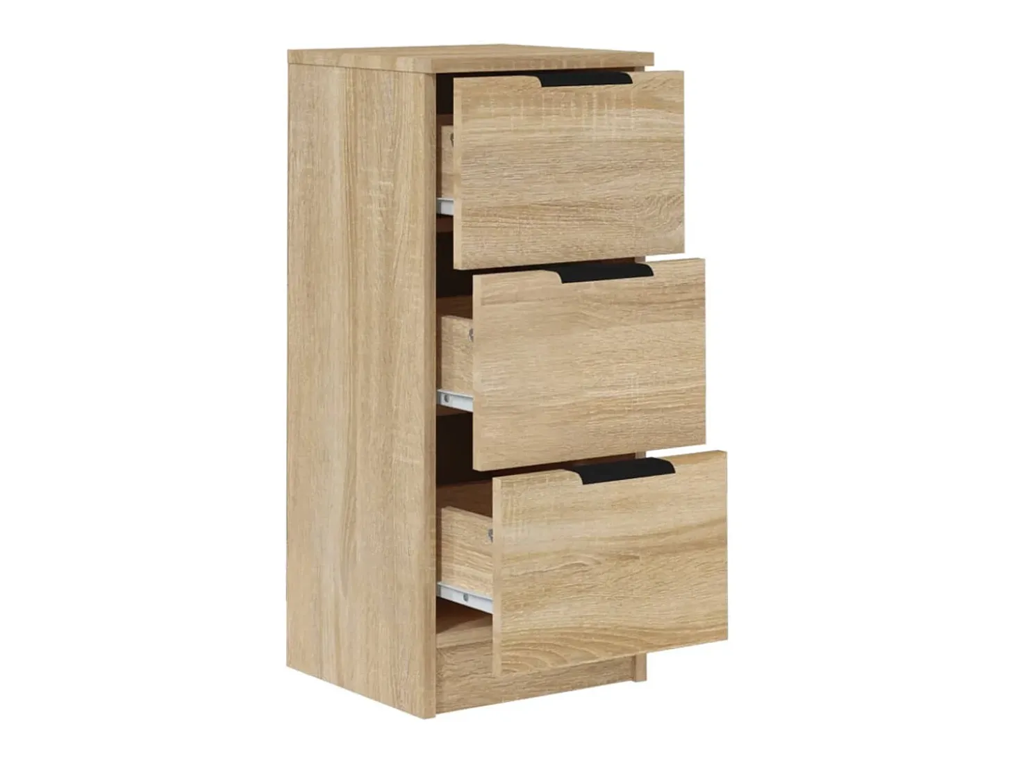 Aparador de roble Sonoma 30x30x70 cm Madera de ingeniería