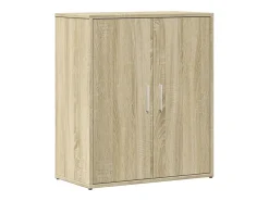 Aparador de roble Sonoma 60x31x70 cm madera de ingeniería
