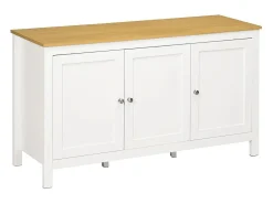 Aparador de salón blanco 120x40x70 cm HOMCOM