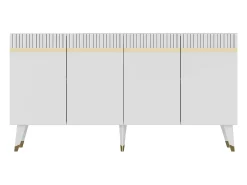 Aparador Defne Blanco dorado150x40x80 cm