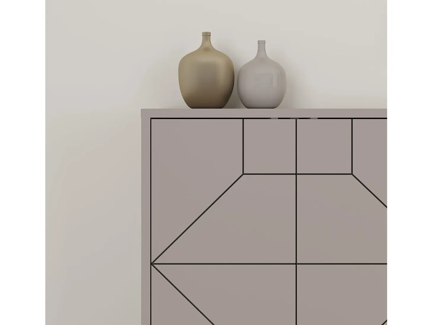 Aparador Dune 183 moca claro 184x35x77.4 cm