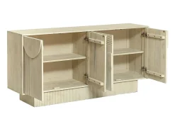 Aparador en madera de mango blanqueado Miliam