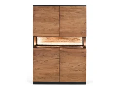 Aparador fabricado a mano en madera natural 147cm alto