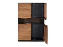Aparador fabricado a mano en madera natural 147cm alto